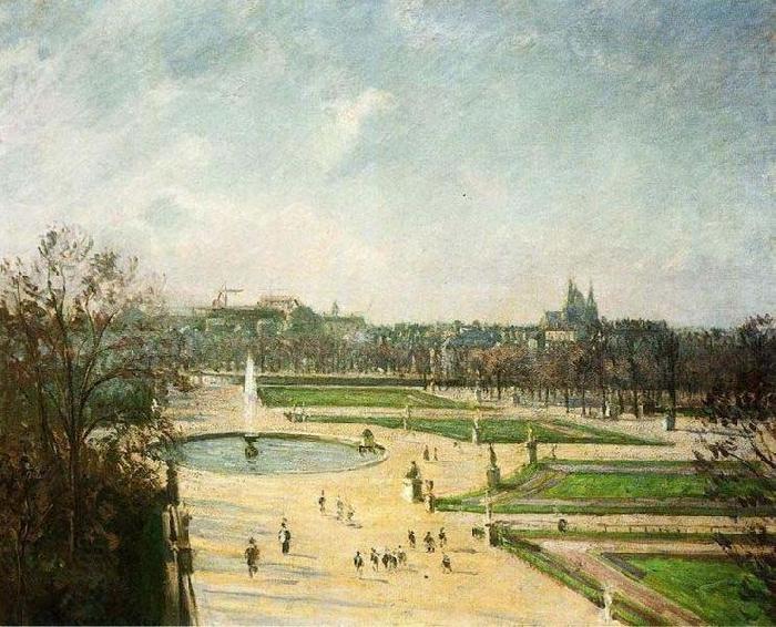 Camille Pissarro Tuileries Gardens, Afternoon, Sun China oil painting art